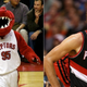 Illustration for article titled Robin Lopez Has Some Mysterious Beef With The Raptors Mascot